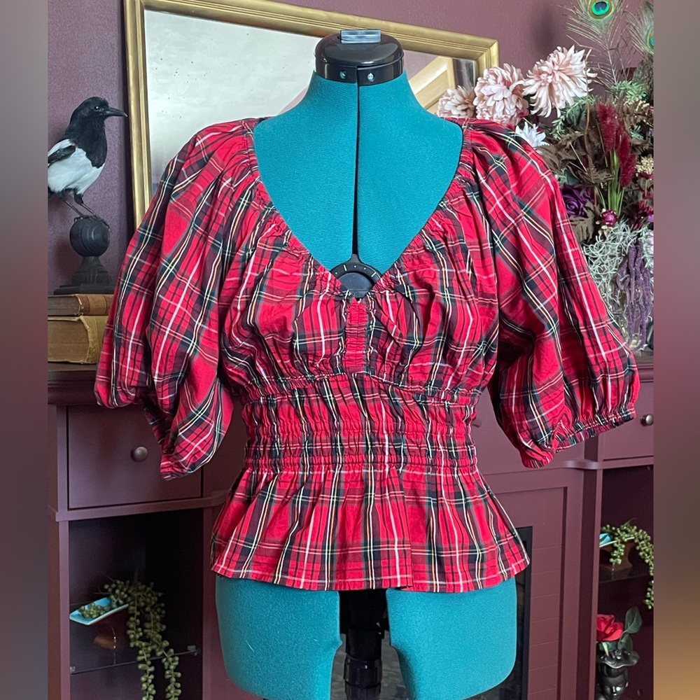 Tartan blouse